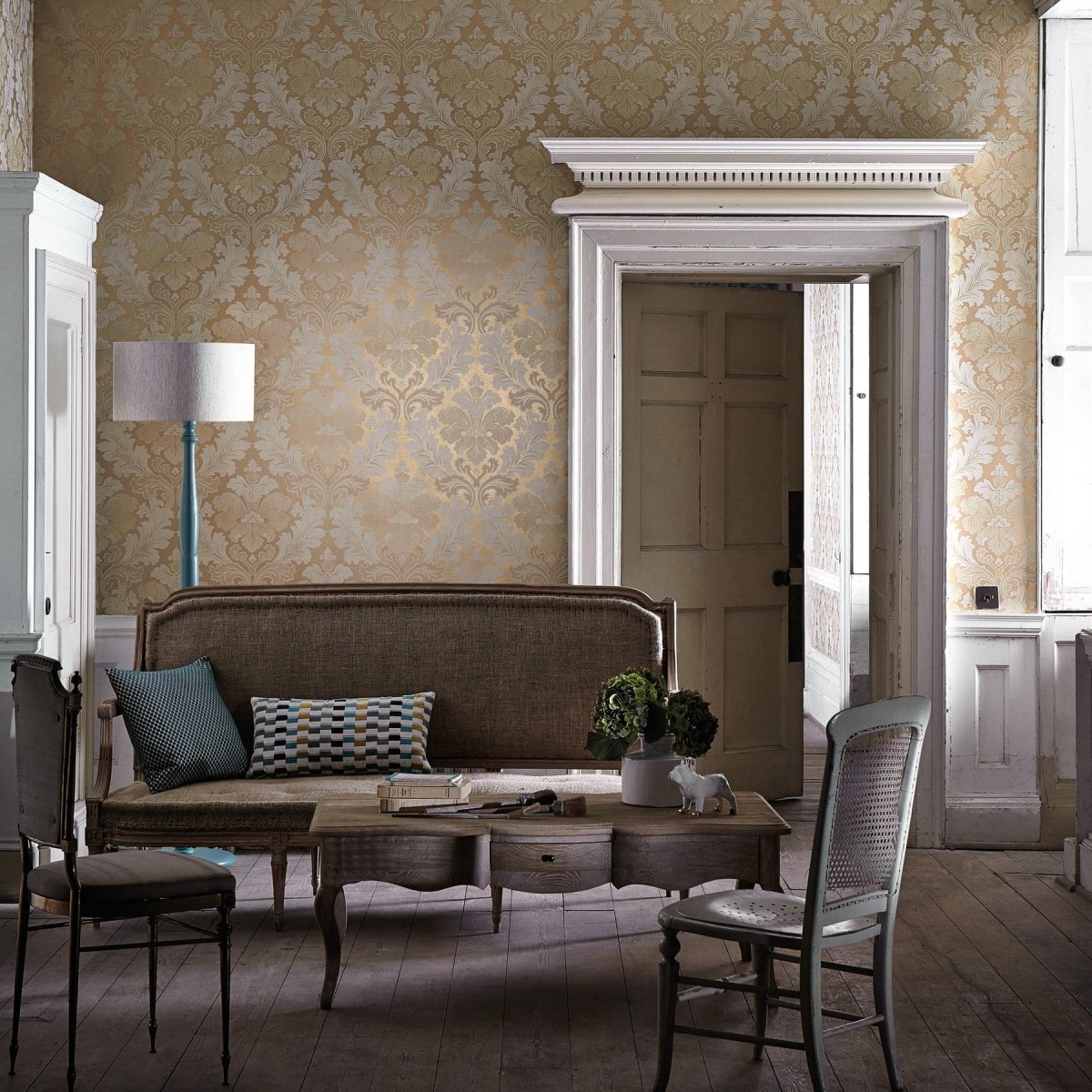 Little Greene Bonaparte Behang 0284BPPUREG - LAB COLOUR THE WORLD