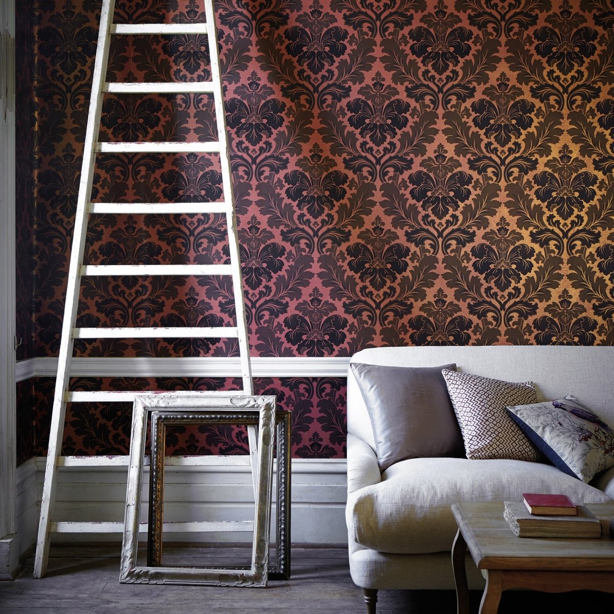 Little Greene Bonaparte Behang 0284BPREDGO - LAB COLOUR THE WORLD