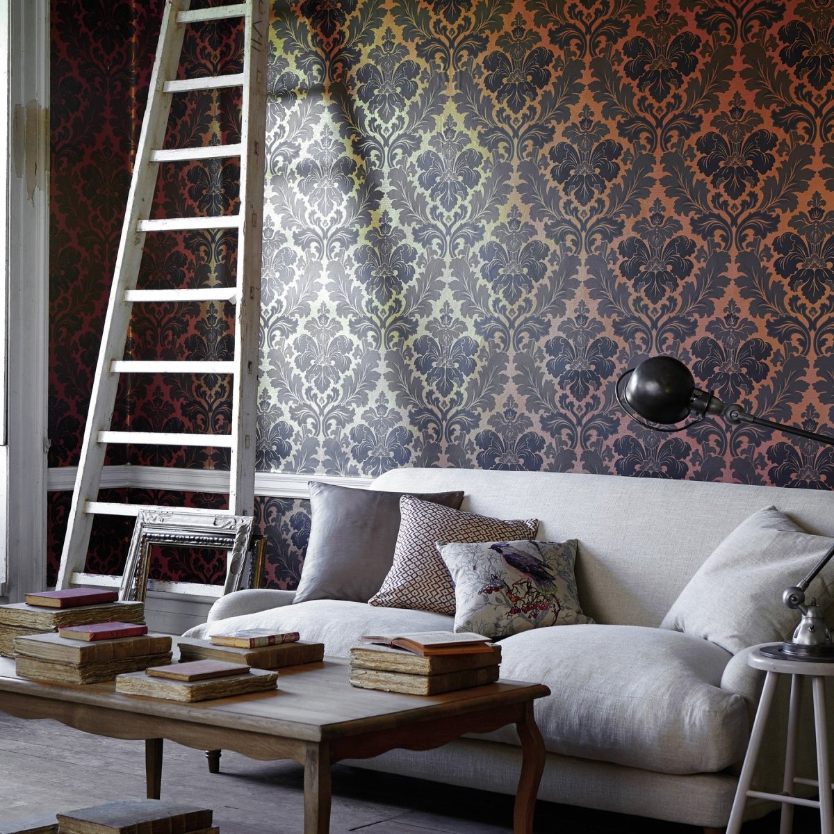 Little Greene Bonaparte Behang 0284BPREDGO - LAB COLOUR THE WORLD