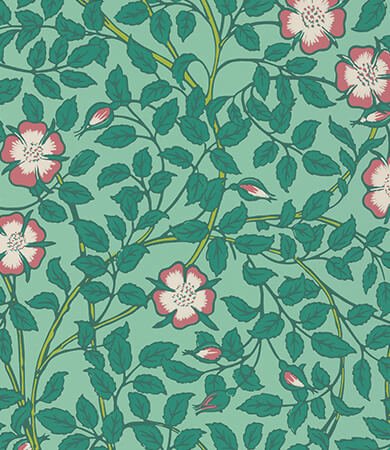 Little Greene Briar Rose Behang 0263BRGVERD - LAB COLOUR THE WORLD