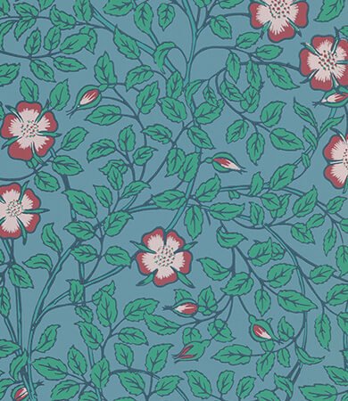 Little Greene Briar Rose Behang 0263BRMARIN - LAB COLOUR THE WORLD
