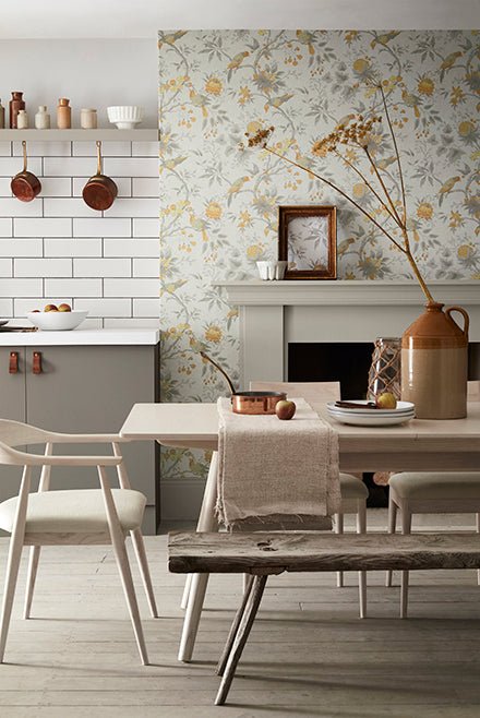 Little Greene Brooke House Behang 0291BRCINDE - LAB COLOUR THE WORLD