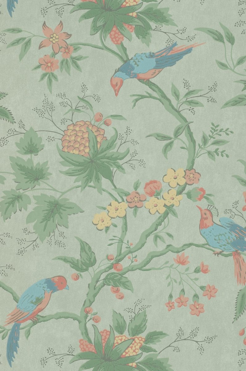 Little Greene Brooke House Behang 0291BRSILKZ - LAB COLOUR THE WORLD
