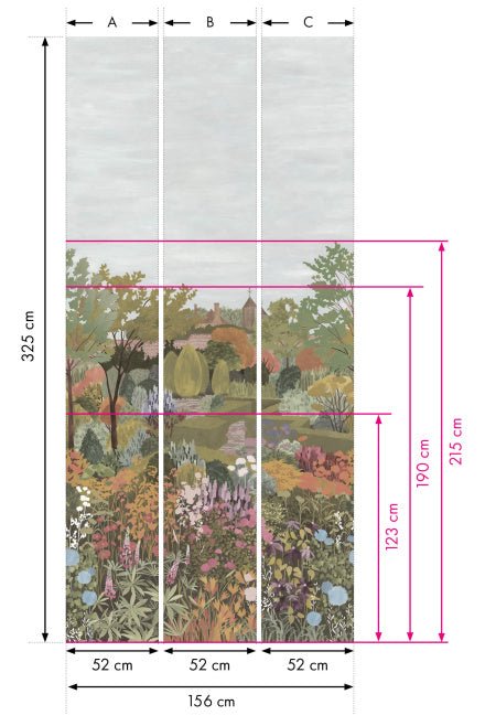 Little Greene Castle Garden Behang 0234CGSAGEG - LAB COLOUR THE WORLD