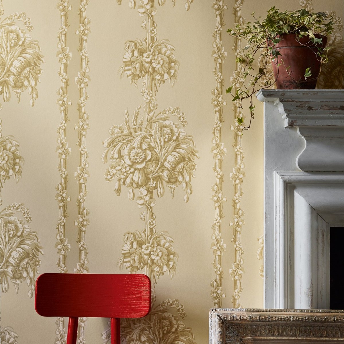 Little Greene Chelsea Bridge Behang 0251CBHALCY - LAB COLOUR THE WORLD