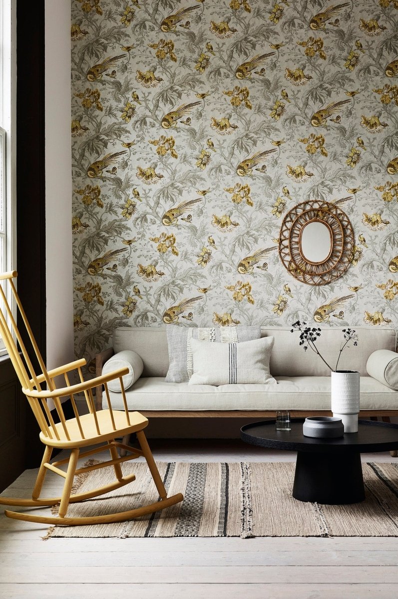 Little Greene Crowe Hall Lane Behang 0291CRGILTZ - LAB COLOUR THE WORLD