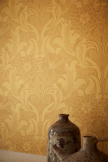 Little Greene Dahlia Scroll Behang 0263DAGIALL - LAB COLOUR THE WORLD