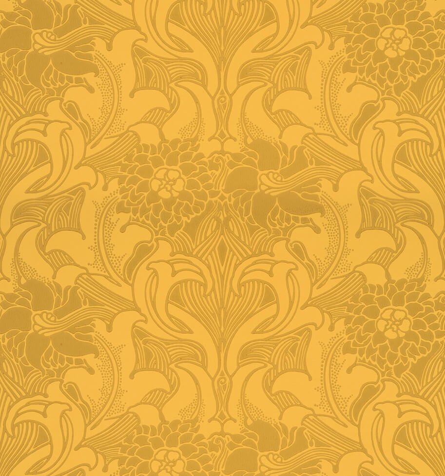 Little Greene Dahlia Scroll Behang 0263DAGIALL - LAB COLOUR THE WORLD