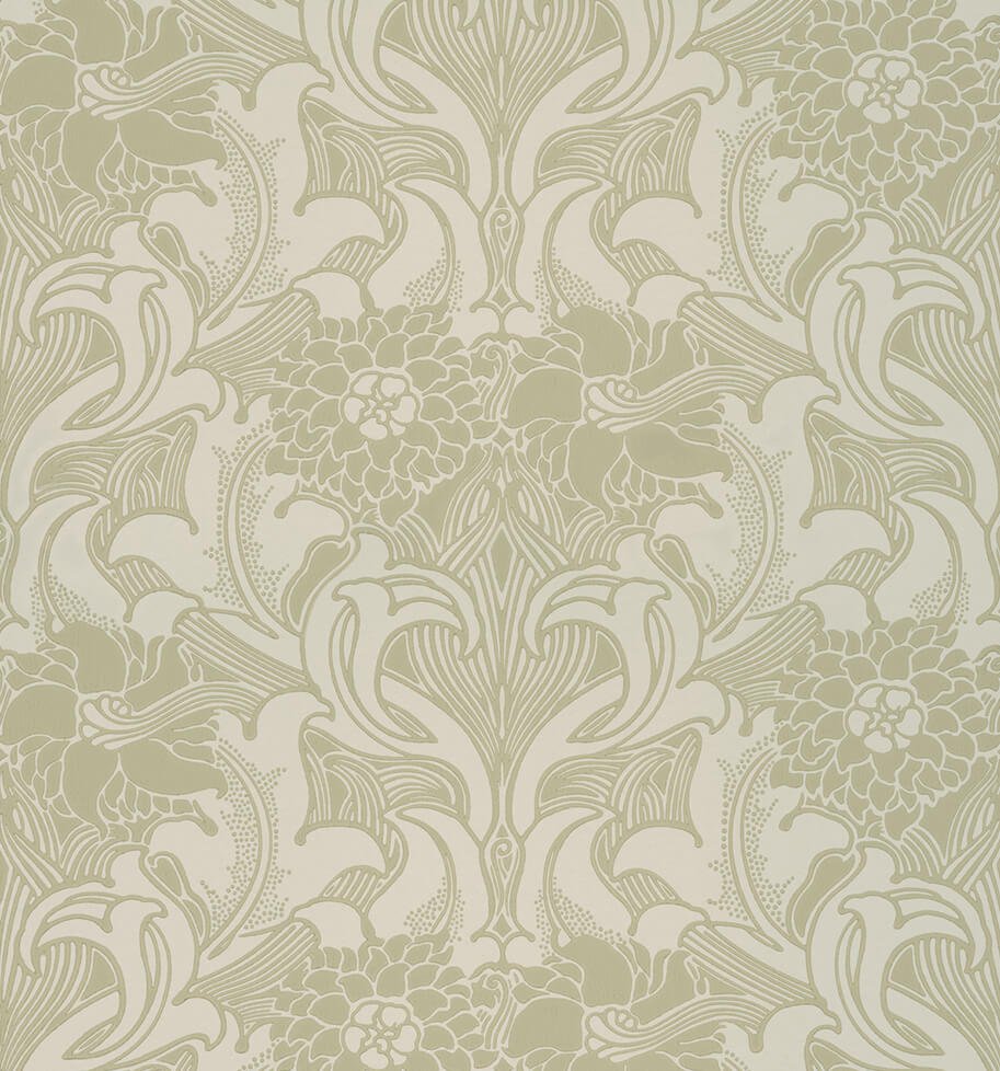 Little Greene Dahlia Scroll Behang 0263DAMIRRO - LAB COLOUR THE WORLD