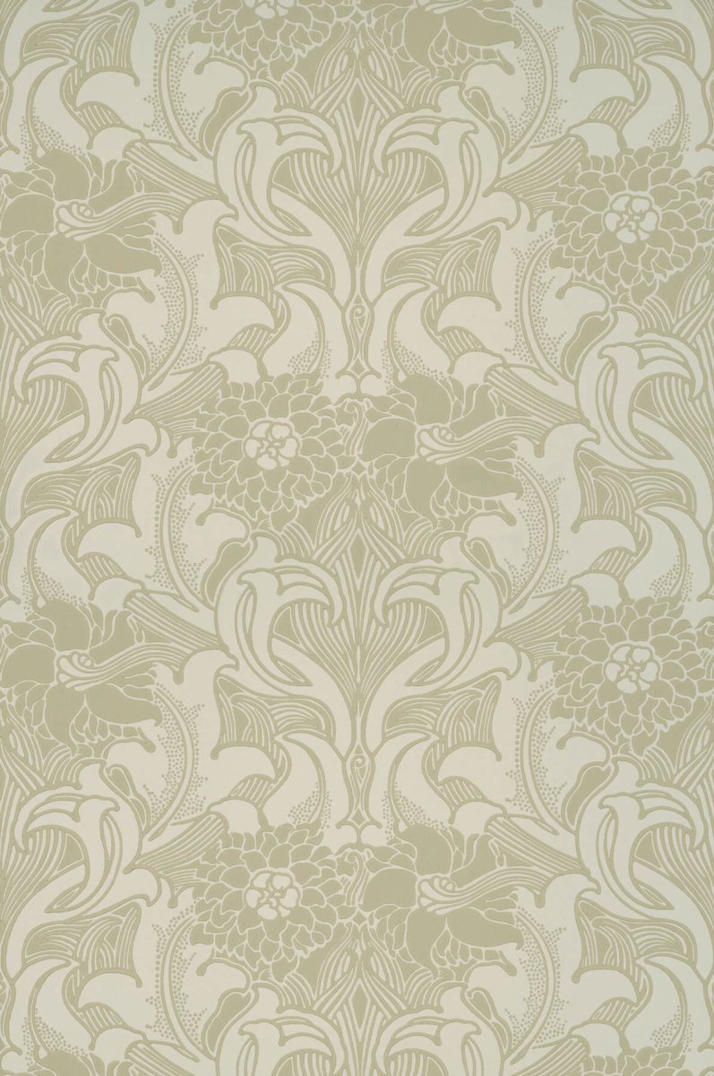 Little Greene Dahlia Scroll Behang 0263DAMIRRO - LAB COLOUR THE WORLD