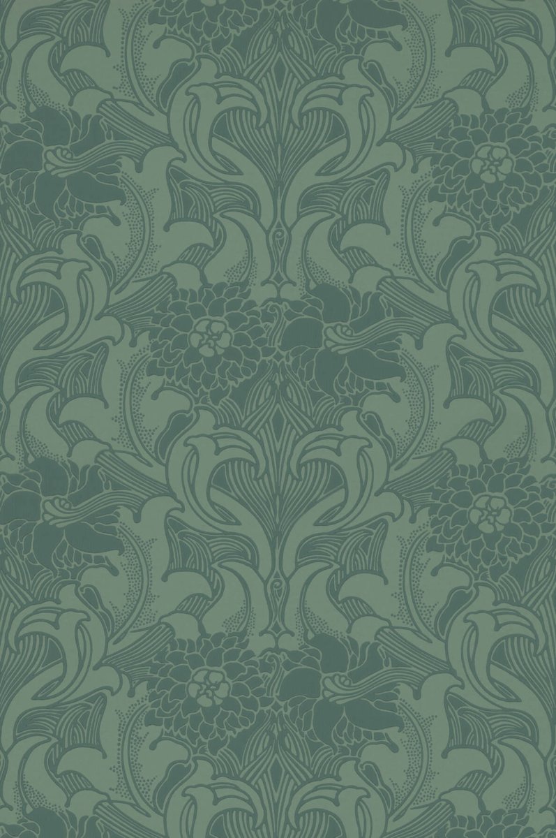 Little Greene Dahlia Scroll Behang 0263DATEAWI - LAB COLOUR THE WORLD