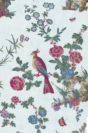 Little Greene Darwin Behang 0247DAAZURE - LAB COLOUR THE WORLD