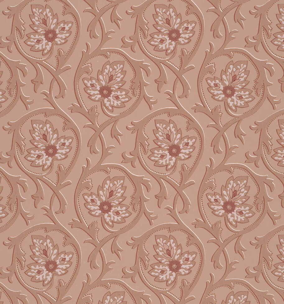 Little Greene Hoja Behang 0263HOHELLE - LAB COLOUR THE WORLD