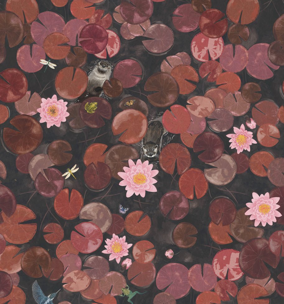 Little Greene Lily Pads Behang 0234LPADVEN - LAB COLOUR THE WORLD