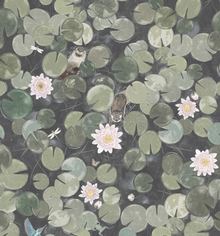Little Greene Lily Pads Behang 0234LPNORMA - LAB COLOUR THE WORLD