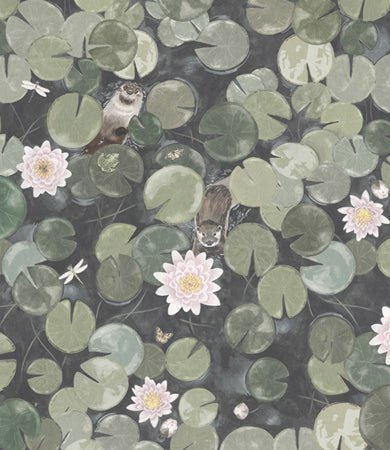 Little Greene Lily Pads Behang 0234LPNORMA - LAB COLOUR THE WORLD