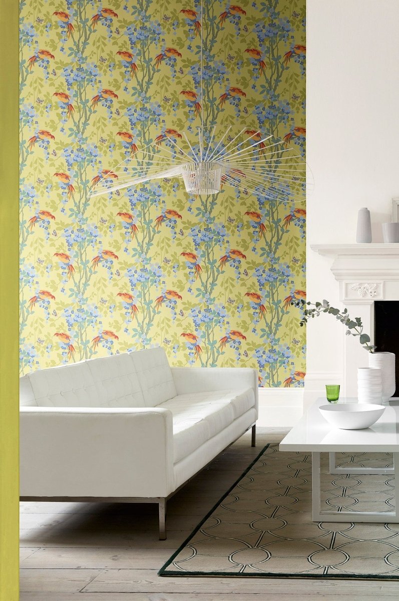 Little Greene Loriini Behang 0291LOJASPE - LAB COLOUR THE WORLD