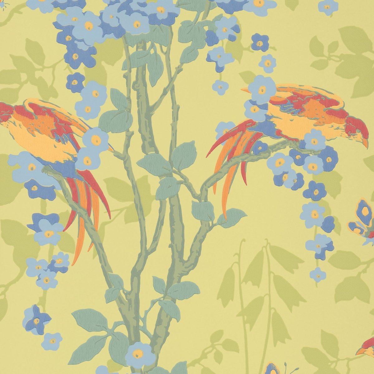 Little Greene Loriini Behang 0291LOJASPE - LAB COLOUR THE WORLD