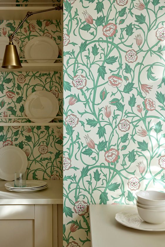Little Greene May's Tulip Behang 0234MTLINEN - LAB COLOUR THE WORLD