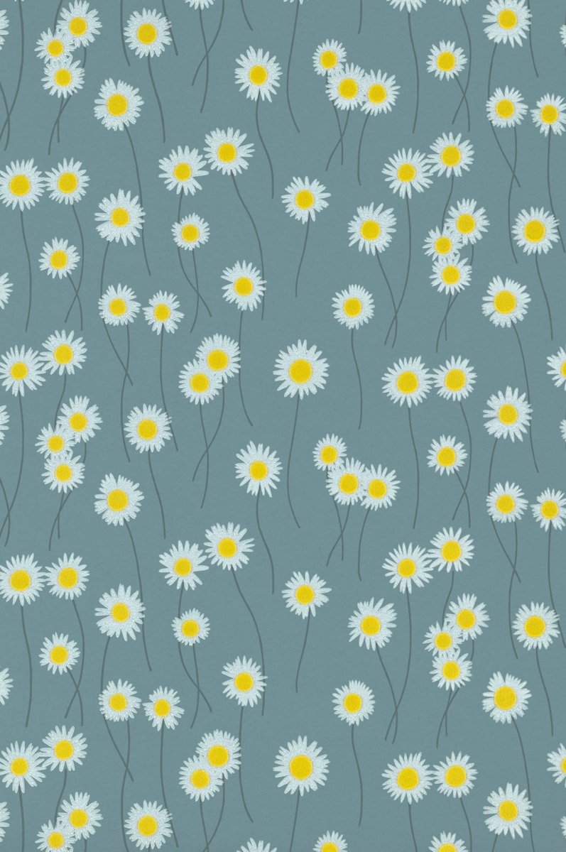 Little Greene Moon Daisies Behang 0234MDETRUR - LAB COLOUR THE WORLD