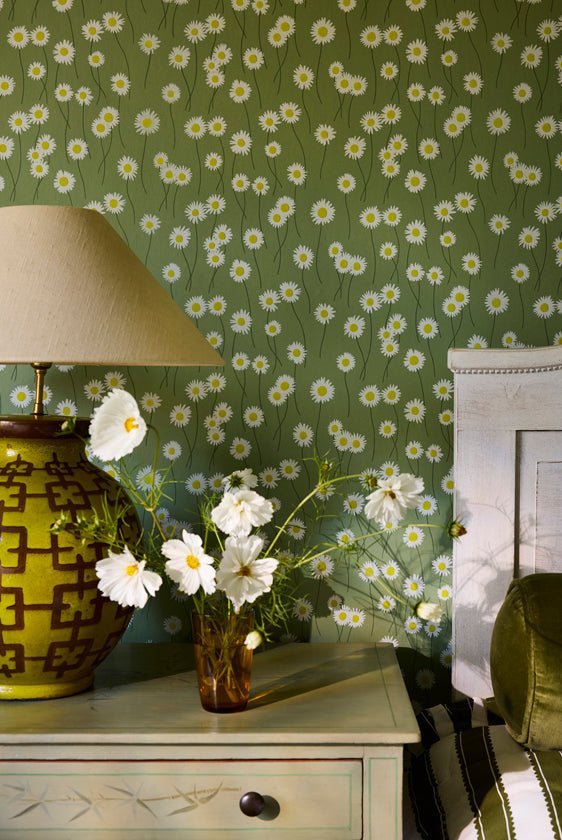 Little Greene Moon Daisies Behang 0234MDGARDE - LAB COLOUR THE WORLD
