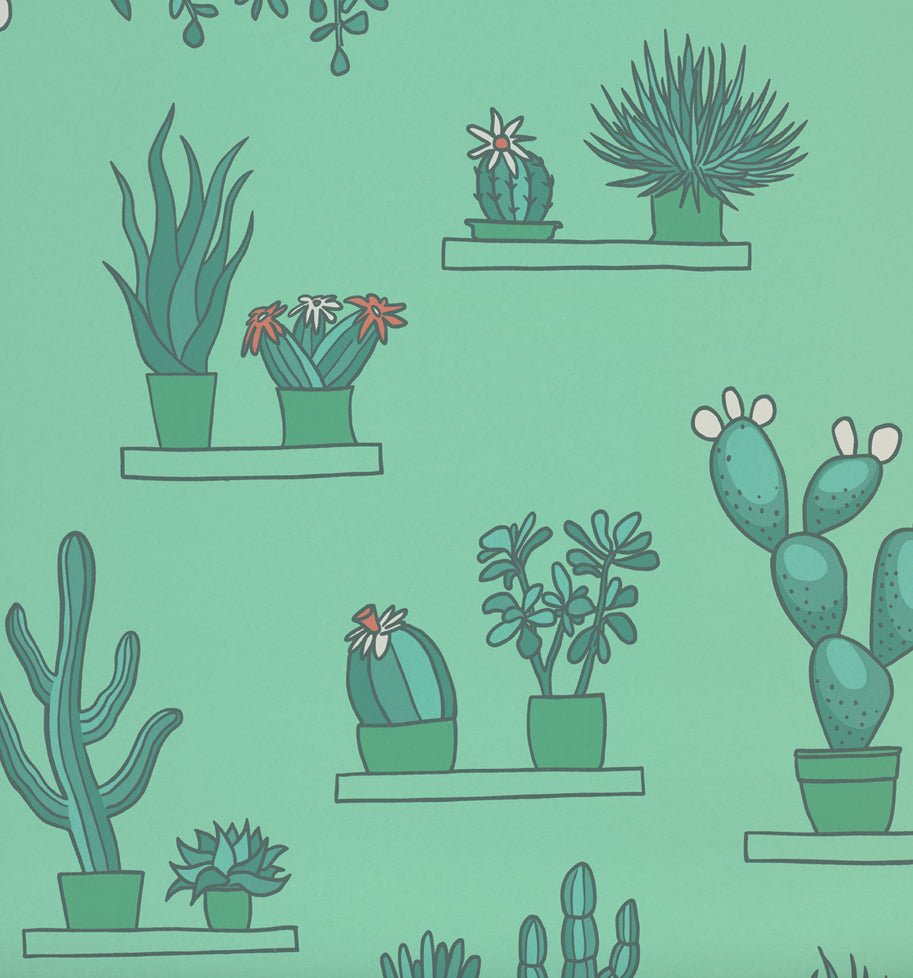 Little Greene Mr Straw's Greenhouse Behang 0234SGGREEN - LAB COLOUR THE WORLD