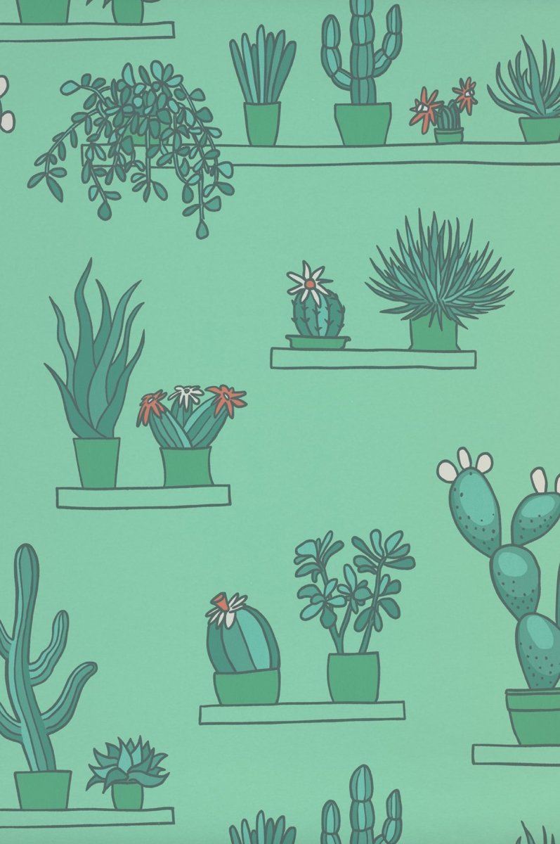 Little Greene Mr Straw's Greenhouse Behang 0234SGGREEN - LAB COLOUR THE WORLD