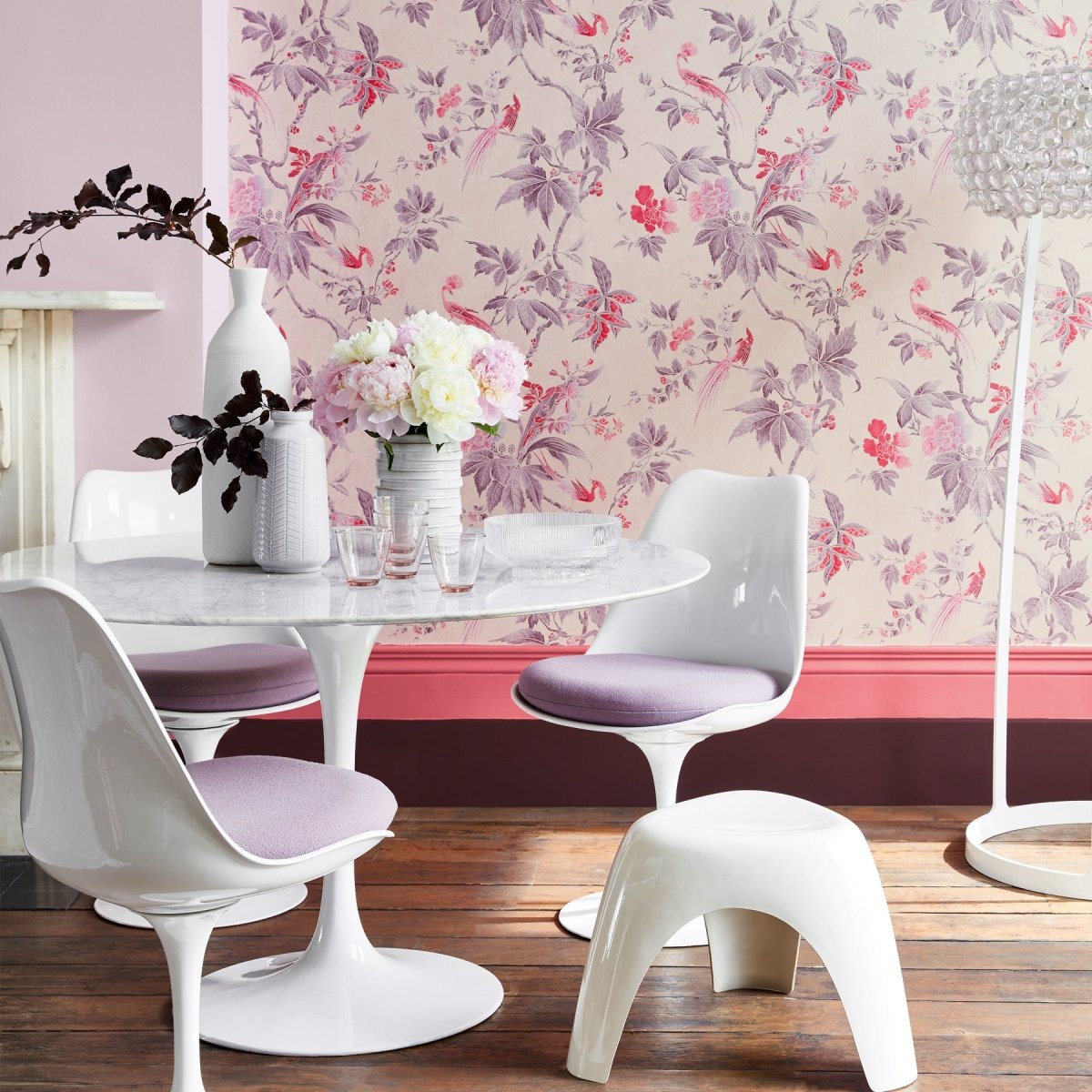 Little Greene Paradise Behang 0247PAPINKZ - LAB COLOUR THE WORLD