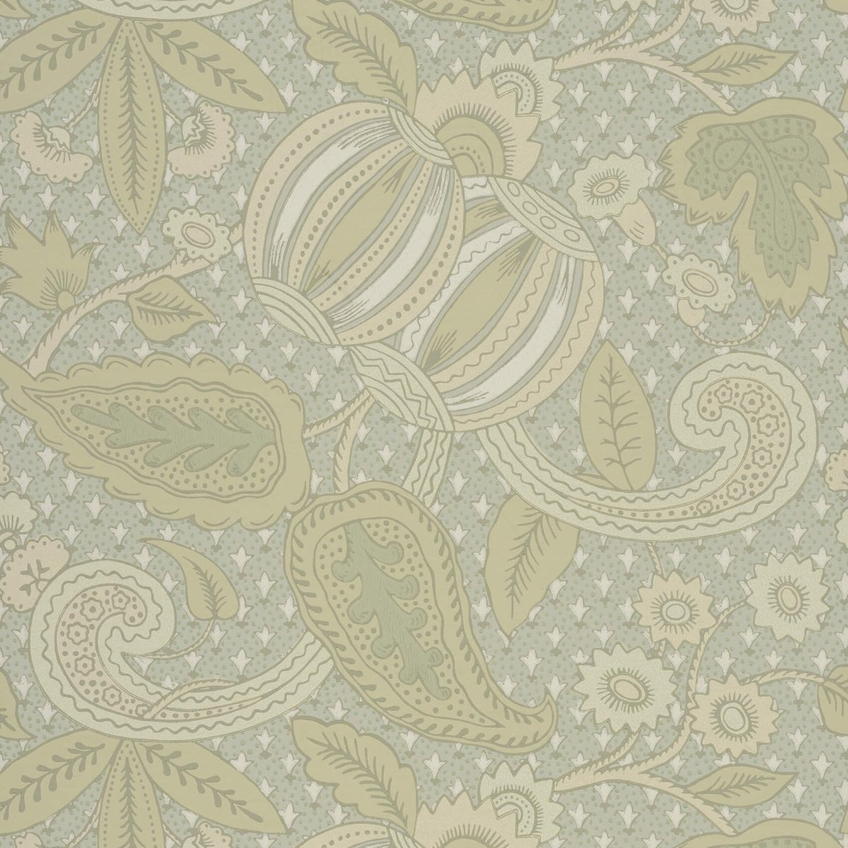 Little Greene Pomegranate Behang 0245POGREEN - LAB COLOUR THE WORLD