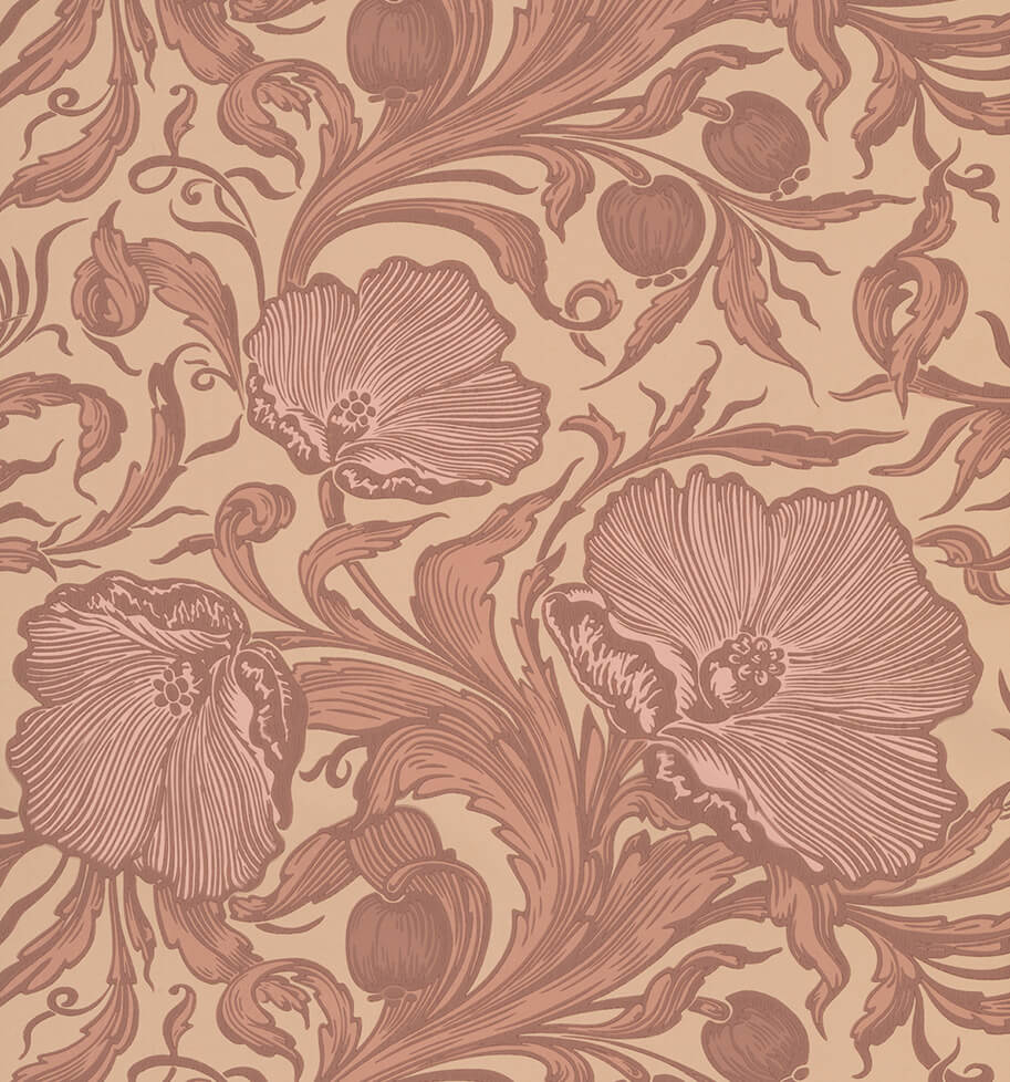 Little Greene Poppy Trail Behang 0263PTMASQU - LAB COLOUR THE WORLD