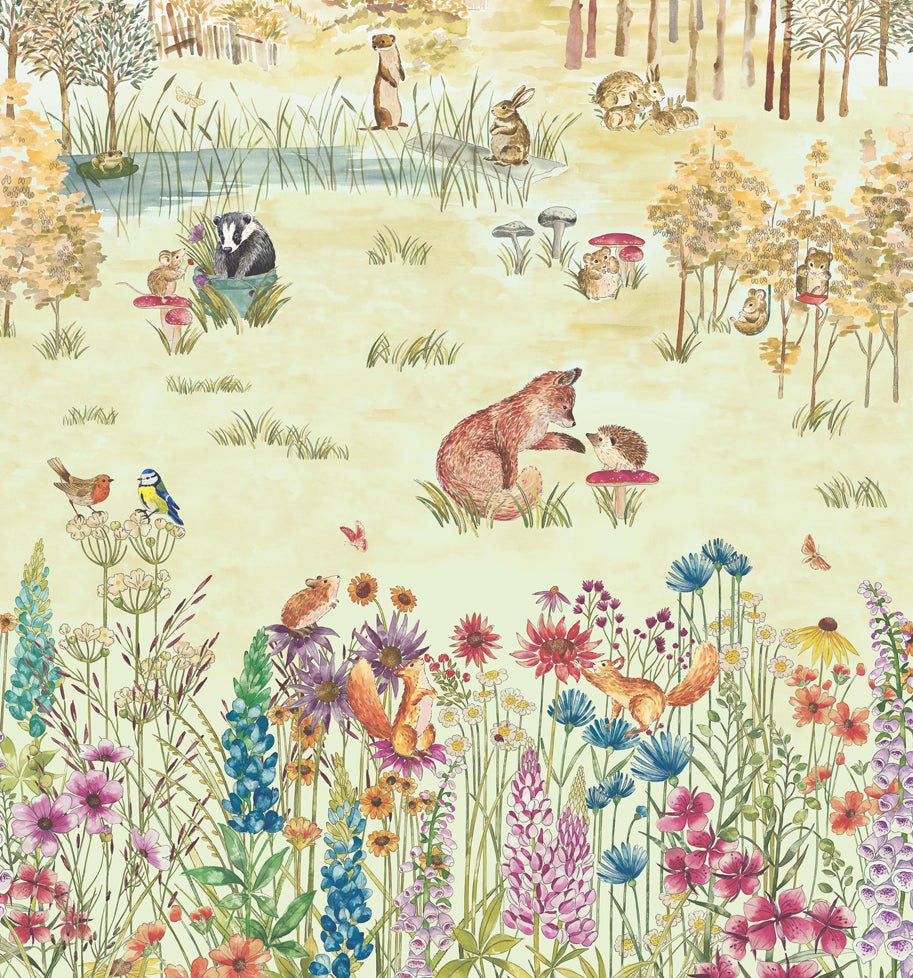 Little Greene Potter's Woodland Behang 0231POHARVE - LAB COLOUR THE WORLD