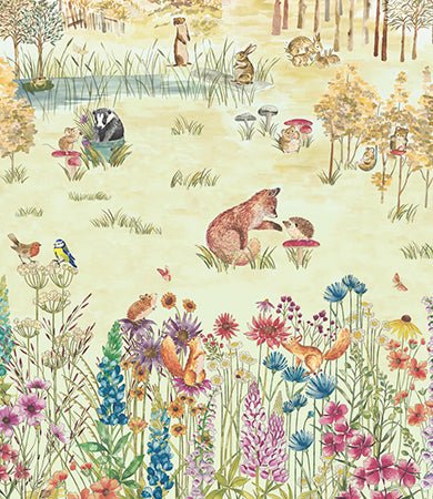 Little Greene Potter's Woodland Behang 0231POHARVE - LAB COLOUR THE WORLD