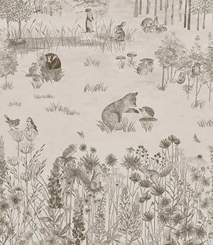 Little Greene Potter's Woodland Behang 0231POSTONE - LAB COLOUR THE WORLD