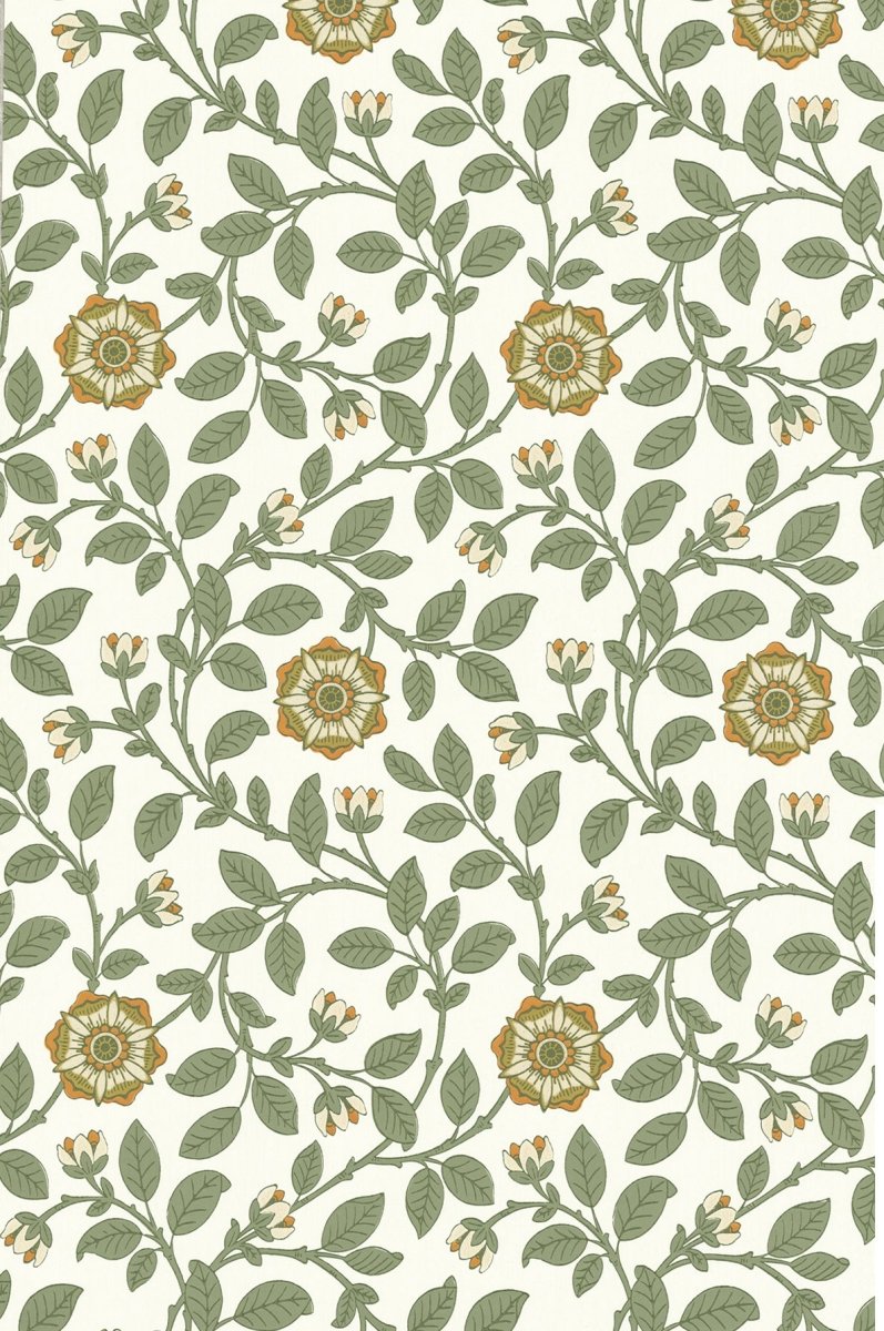 Little Greene Richmond Green Behang 0251RGGUINE - LAB COLOUR THE WORLD