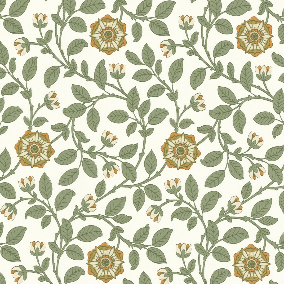 Little Greene Richmond Green Behang 0251RGGUINE - LAB COLOUR THE WORLD