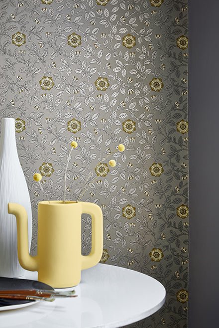 Little Greene Richmond Green Behang 0251RGPLATI - LAB COLOUR THE WORLD