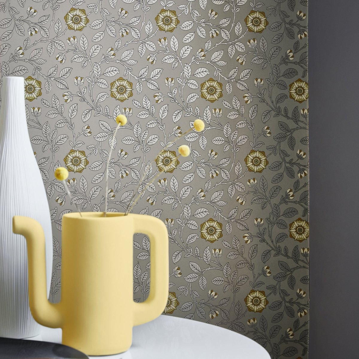 Little Greene Richmond Green Behang 0251RGPLATI - LAB COLOUR THE WORLD