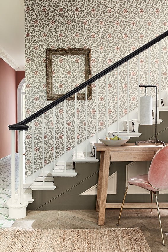 Little Greene Richmond Green Behang 0251RGSTELL - LAB COLOUR THE WORLD
