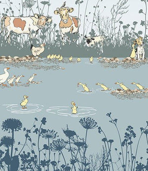 Little Greene Riverside Capers Behang 0231RIMOOZZ - LAB COLOUR THE WORLD