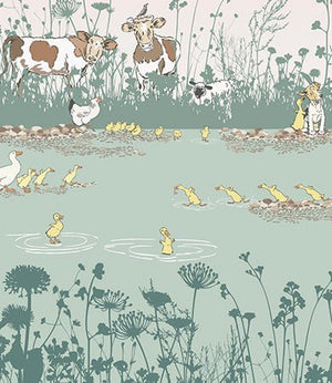 Little Greene Riverside Capers Behang 0231RIQUACK - LAB COLOUR THE WORLD