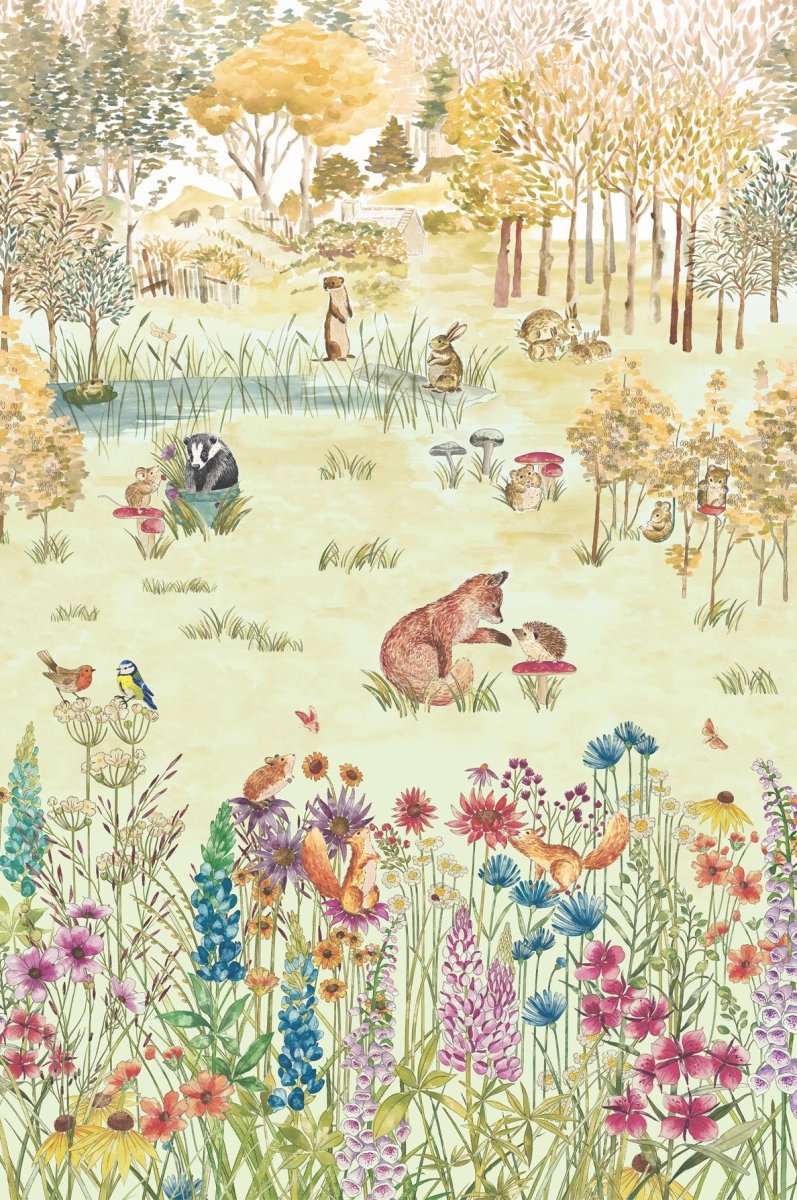 Little Greene Storybook Papers Potter's Woodland Harvest - LAB COLOUR THE WORLD