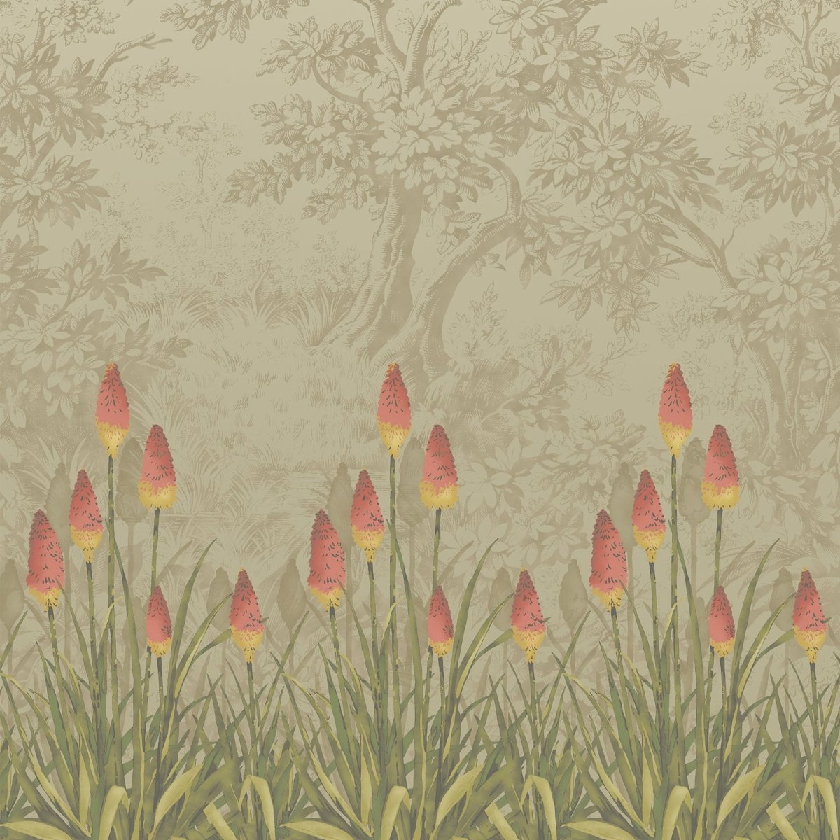 Little Greene Upper Brook St Behang 0251UBMIDIZ - LAB COLOUR THE WORLD