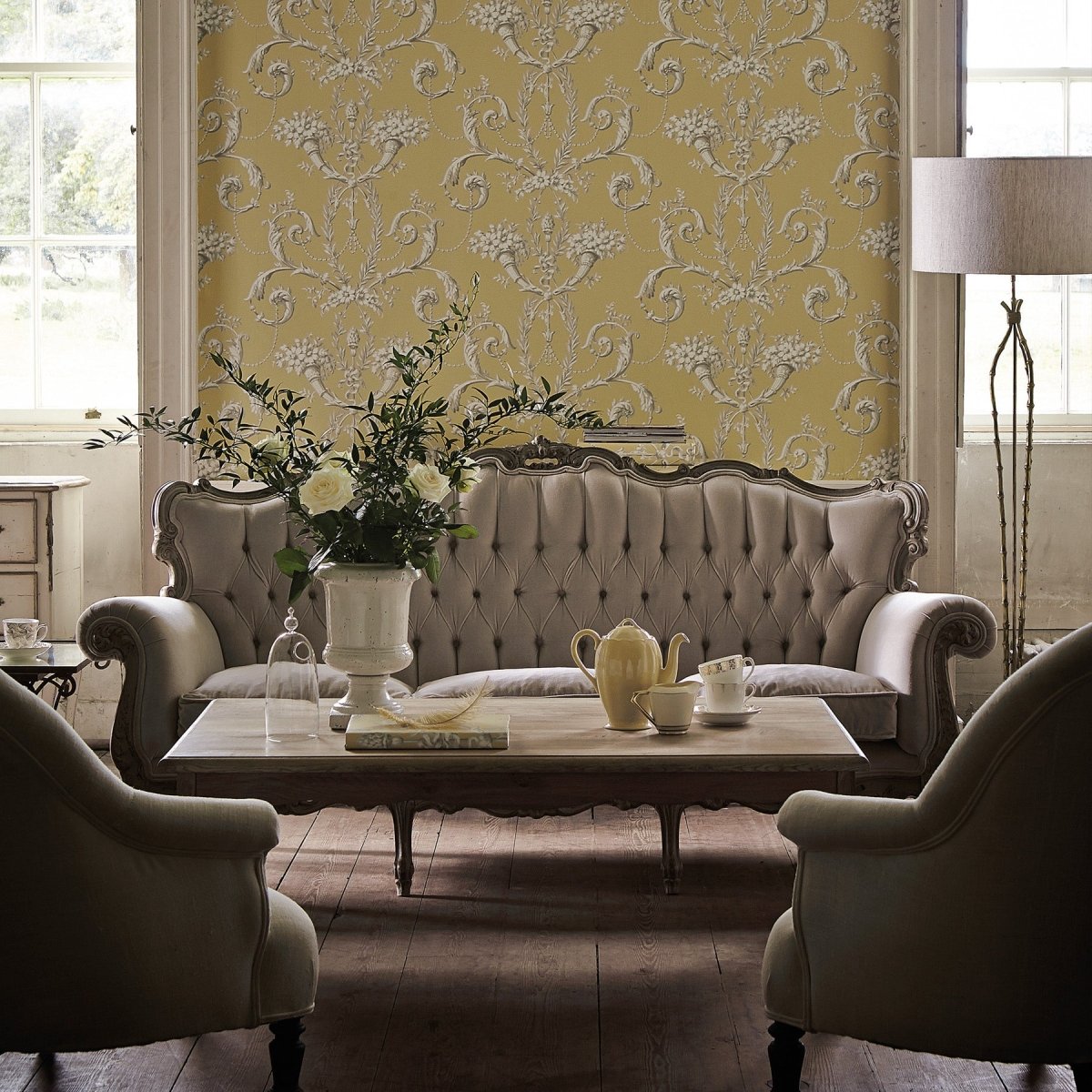 Little Greene Versailles Behang 0284VEROYAL - LAB COLOUR THE WORLD
