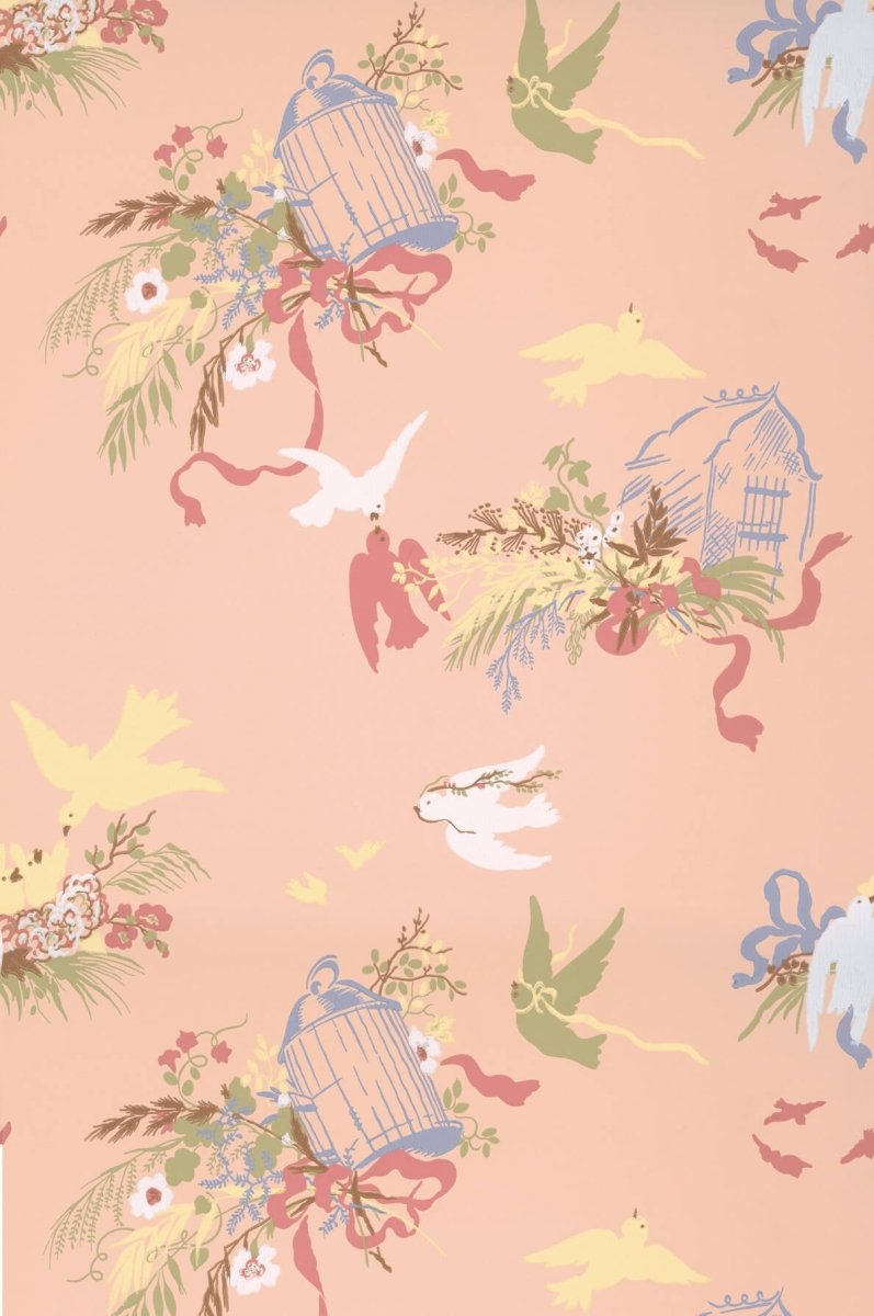 Little Greene Volieres Behang 0263VOCONFE - LAB COLOUR THE WORLD