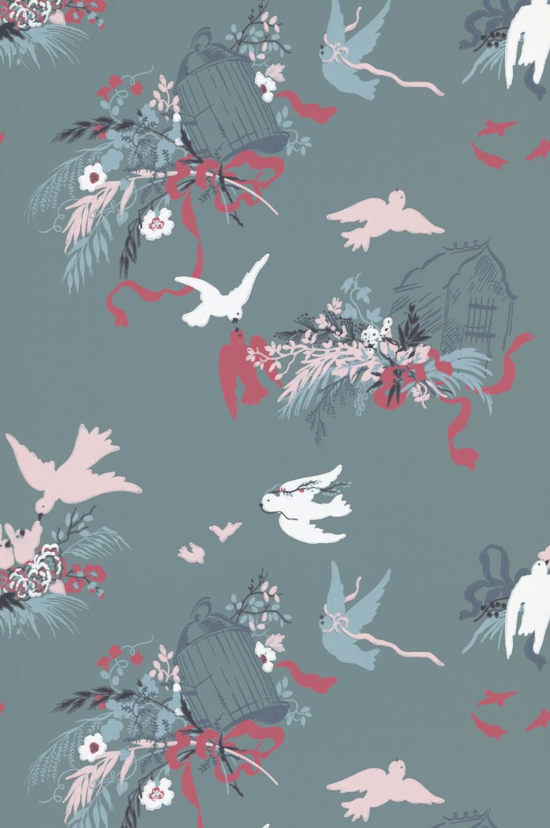 Little Greene Volieres Behang 0263VOETRUR - LAB COLOUR THE WORLD
