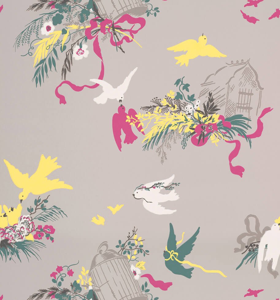 Little Greene Volieres Behang 0263VOFRENC - LAB COLOUR THE WORLD