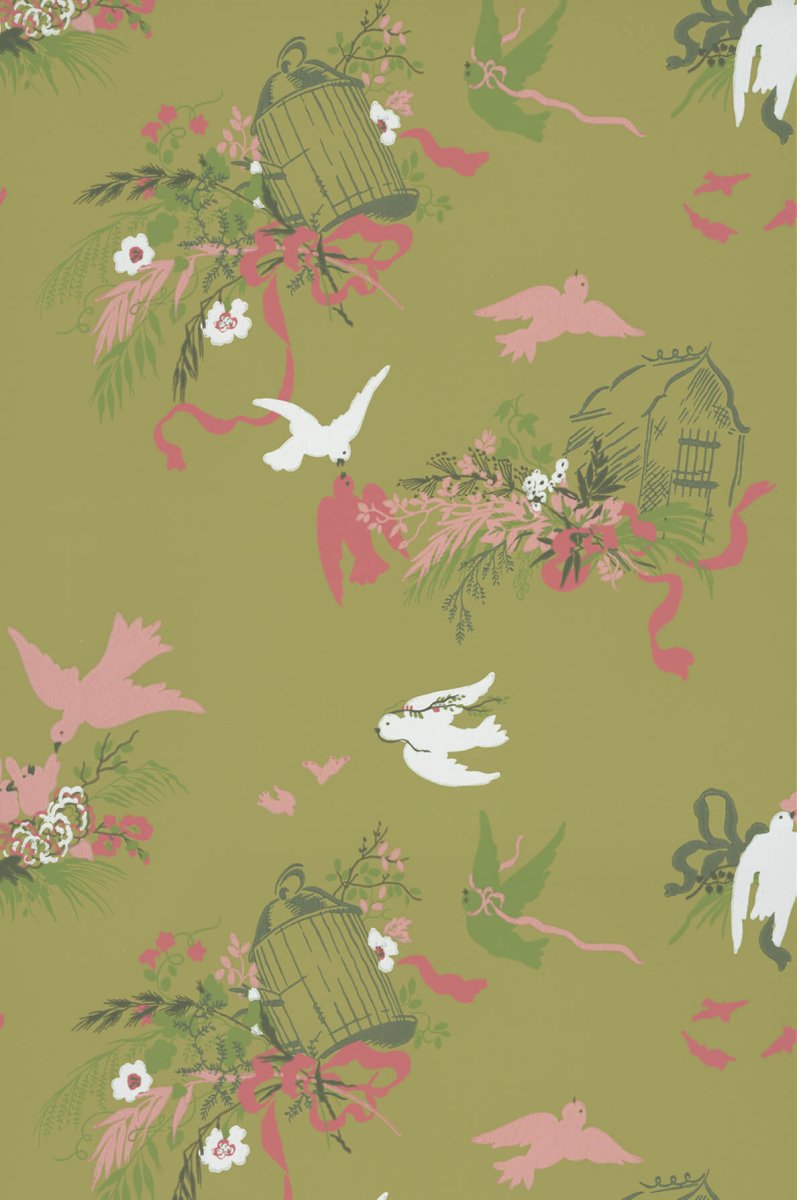 Little Greene Volieres Behang 0263VOGARDE - LAB COLOUR THE WORLD