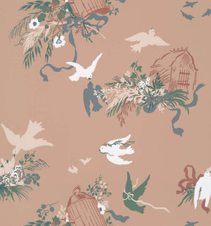 Little Greene Volieres Behang 0263VOMASQU - LAB COLOUR THE WORLD