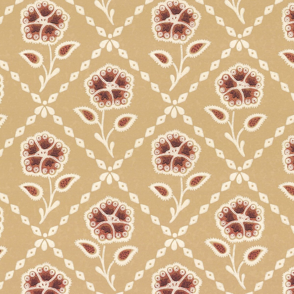 Little Greene Whitehall Behang 0284WHCEDAR - LAB COLOUR THE WORLD