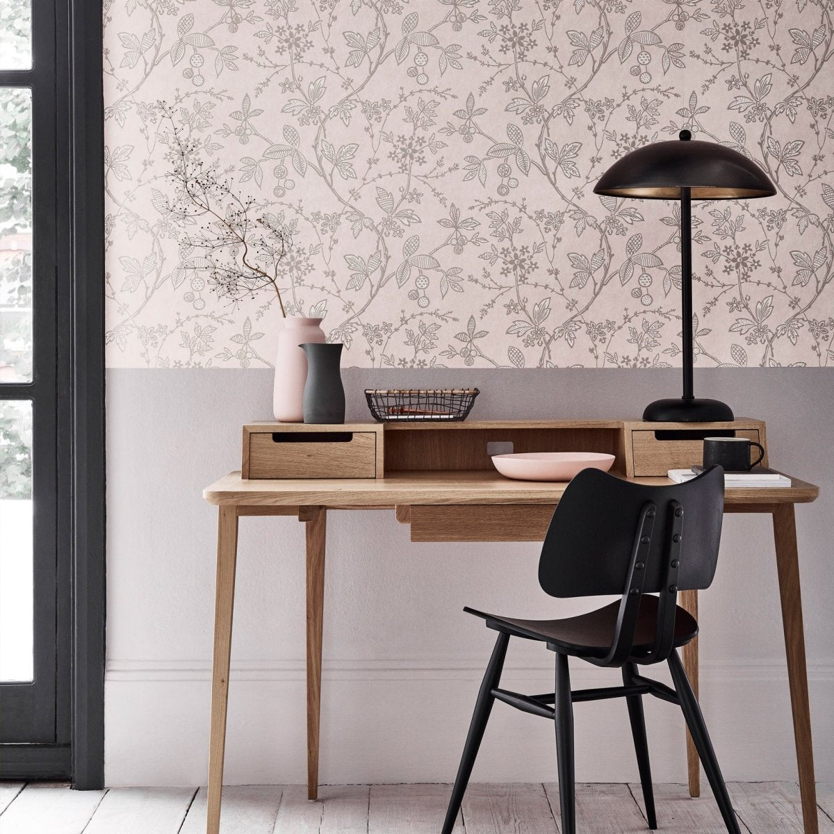 Little Greene Wrest Trail Behang 0291WRPINKZ - LAB COLOUR THE WORLD